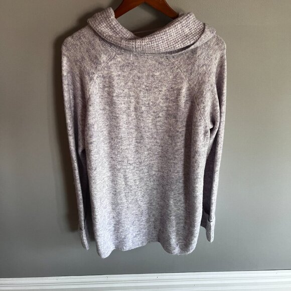 Reitmans Turtle Neck Knit Sweater Cuff Sleeves Light Purple Plus Size 2X - Picture 9 of 11
